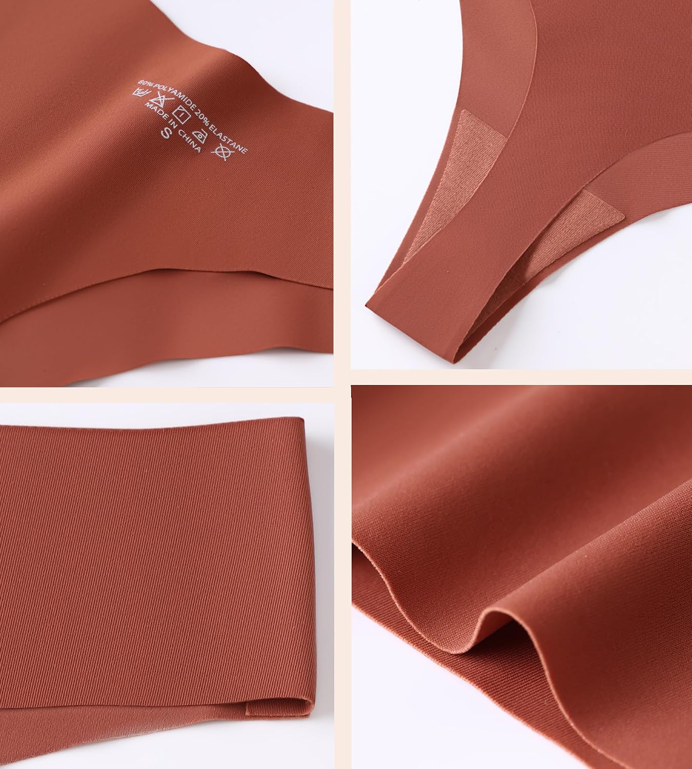 Detalle de Hellopopgo seamless thong 6-pack for women
