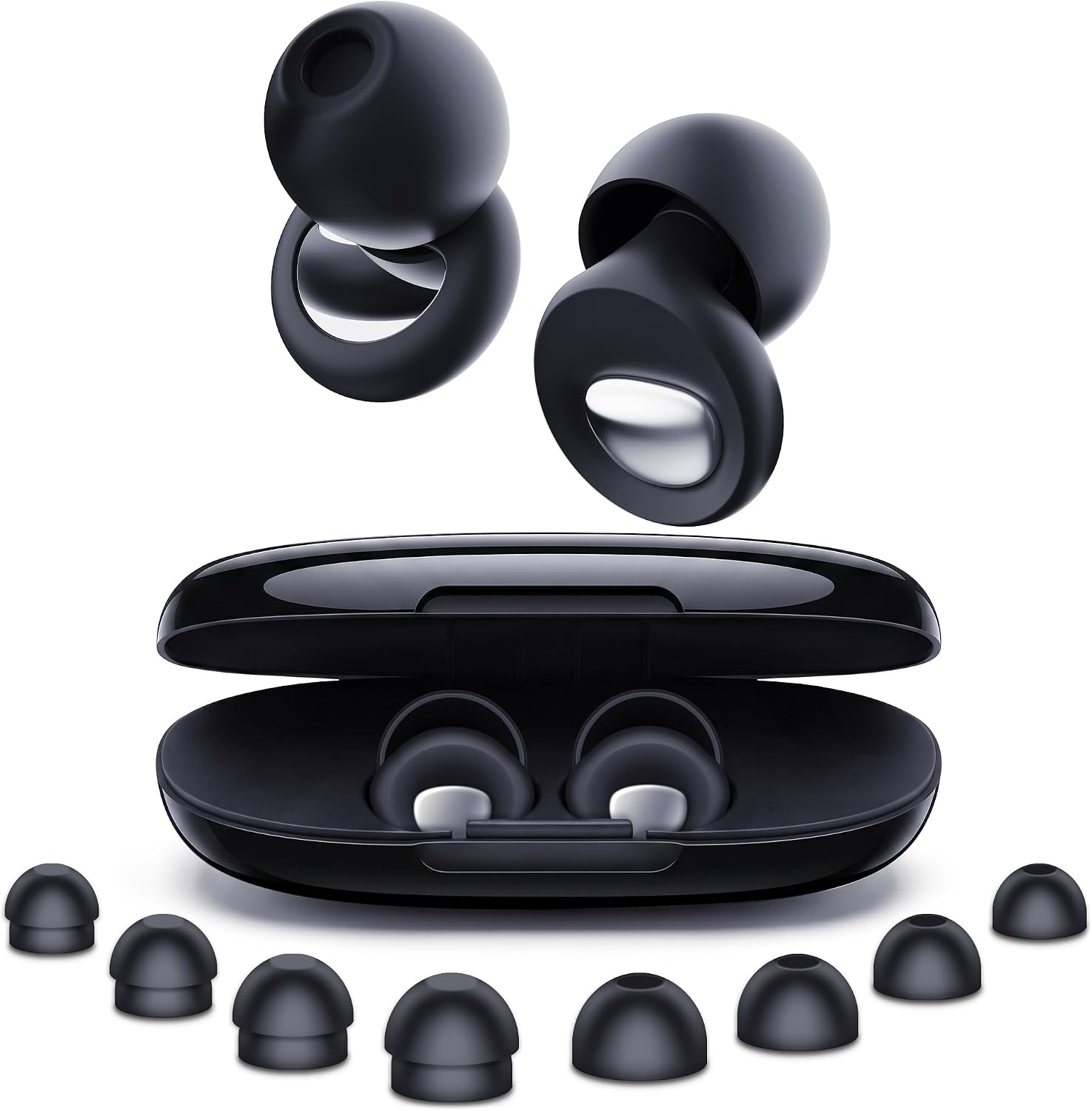 Detalle de Pro-Comfort Ear Plugs for Sleep with Advanced Metal Filter – 46dB Noise Reduction