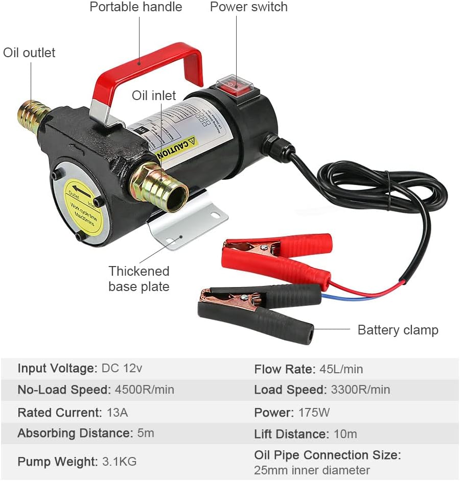 Thumbnail 1 de Oil Diesel Transfer Pump DC 12V