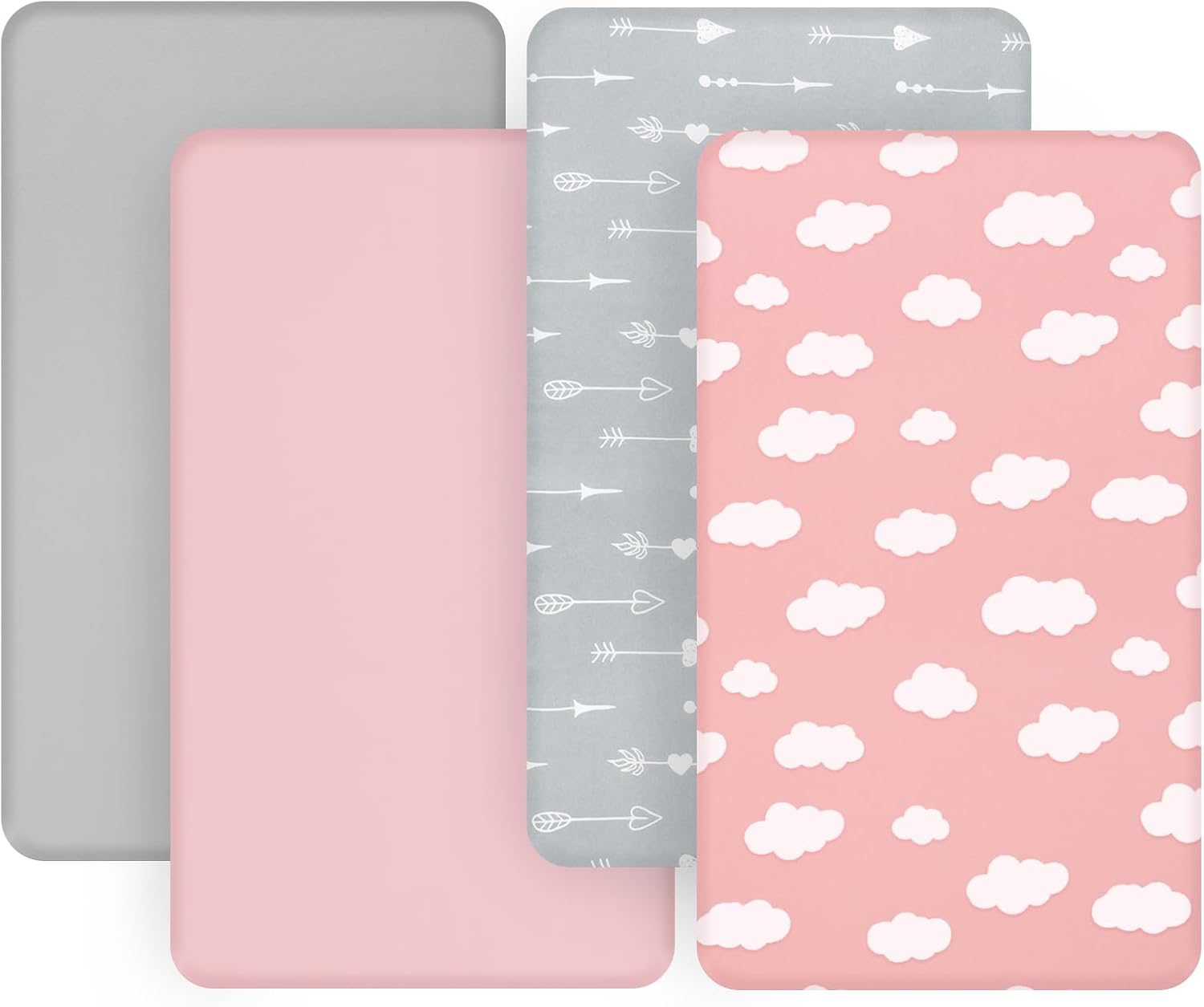 Thumbnail 6 de Biloban Baby Bassinet Sheets, 4-Pack