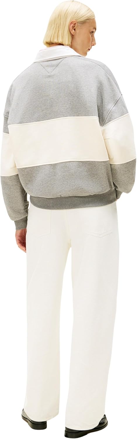 Thumbnail 1 de Tommy Hilfiger Women's Gold Button Rugby Fleece Sweatshirt Ww0ww48785