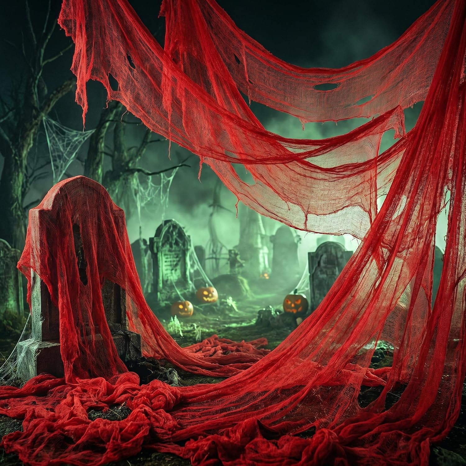 Detalle de RunNico Halloween gauze decoration, 300" x 39