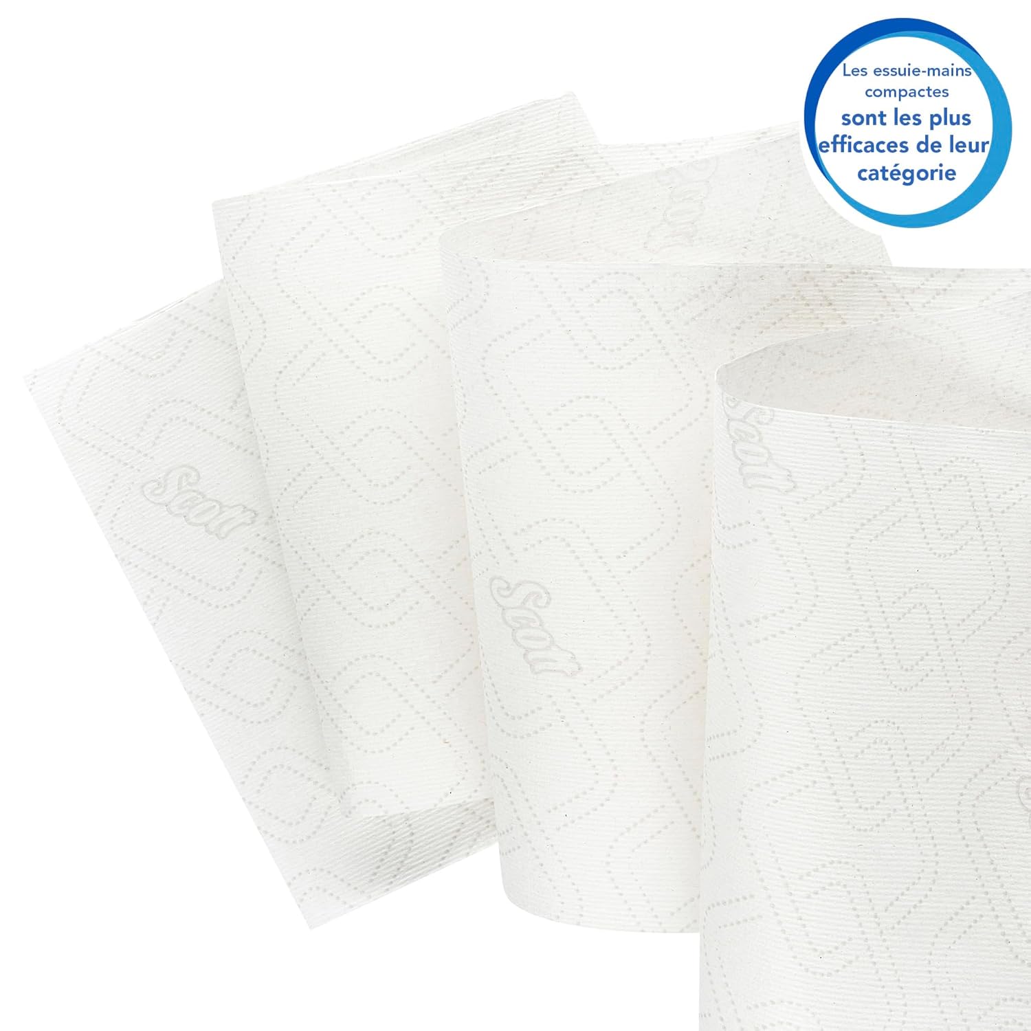 Detalle de Scott Essential Essuie-Mains Slimroll – Rouleaux Compactes, 1 Voie, 6 × 190 m (1 140 m au total)