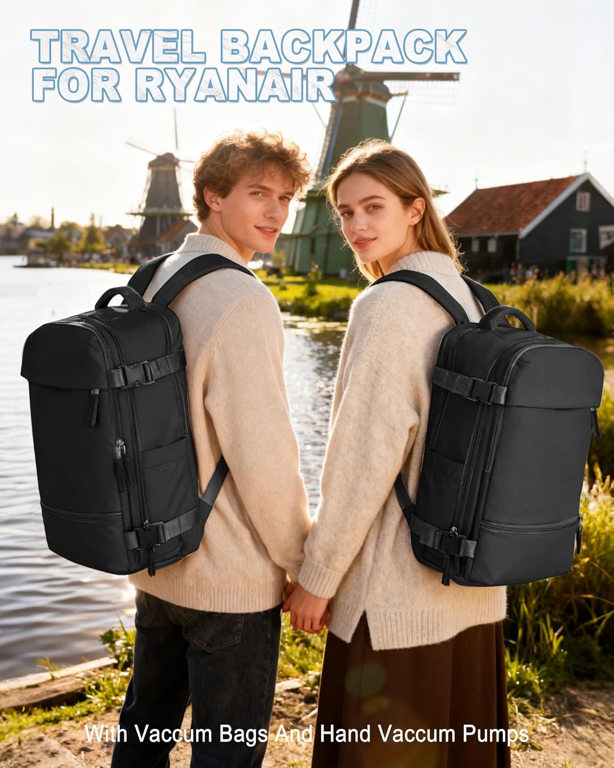 Thumbnail 2 de SZLX Mochila de vacío con bomba y sistema de compresión (40x30x20) para cabina tipo Ryanair