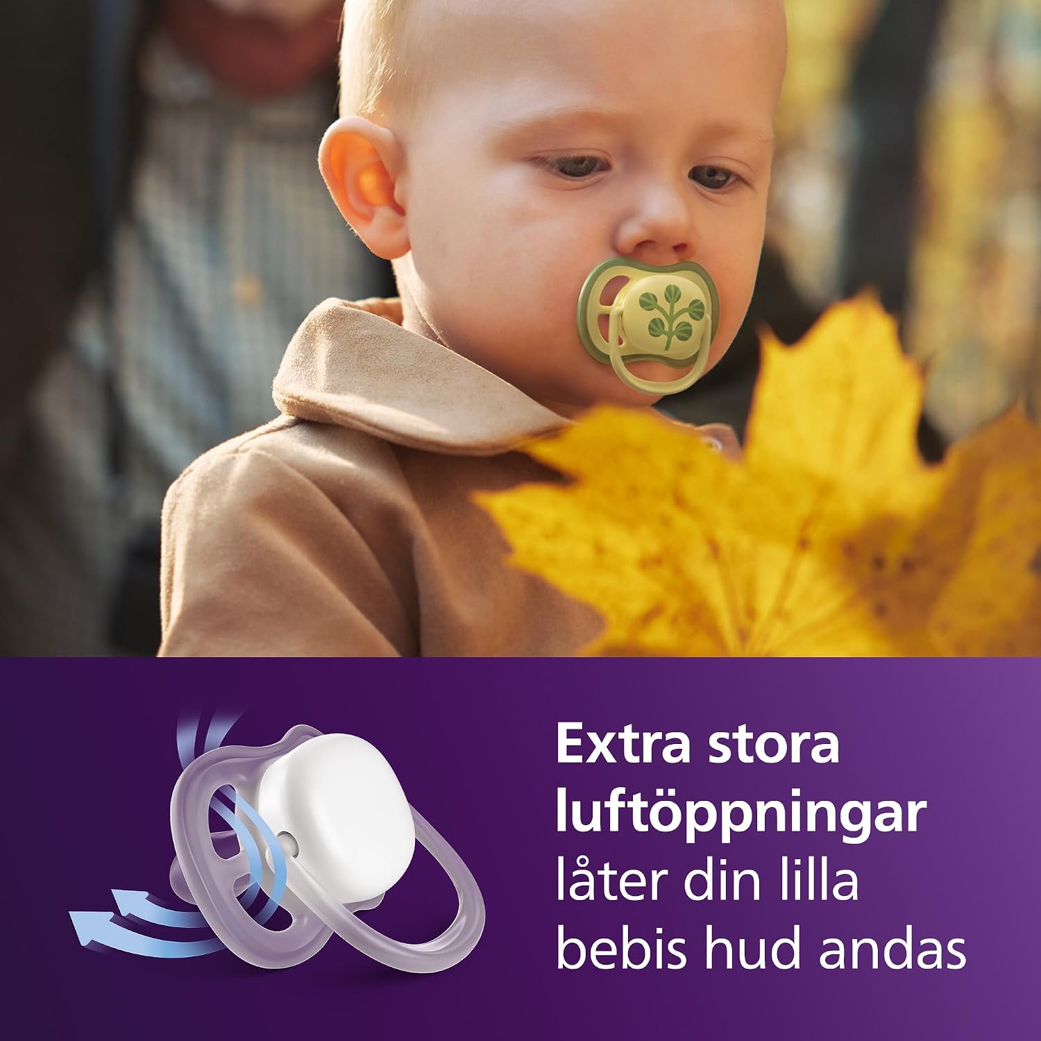 Detalle de Philips Avent ultra air SCF349/55 nappar, 4-pack med silikon och steriliseringsfodral