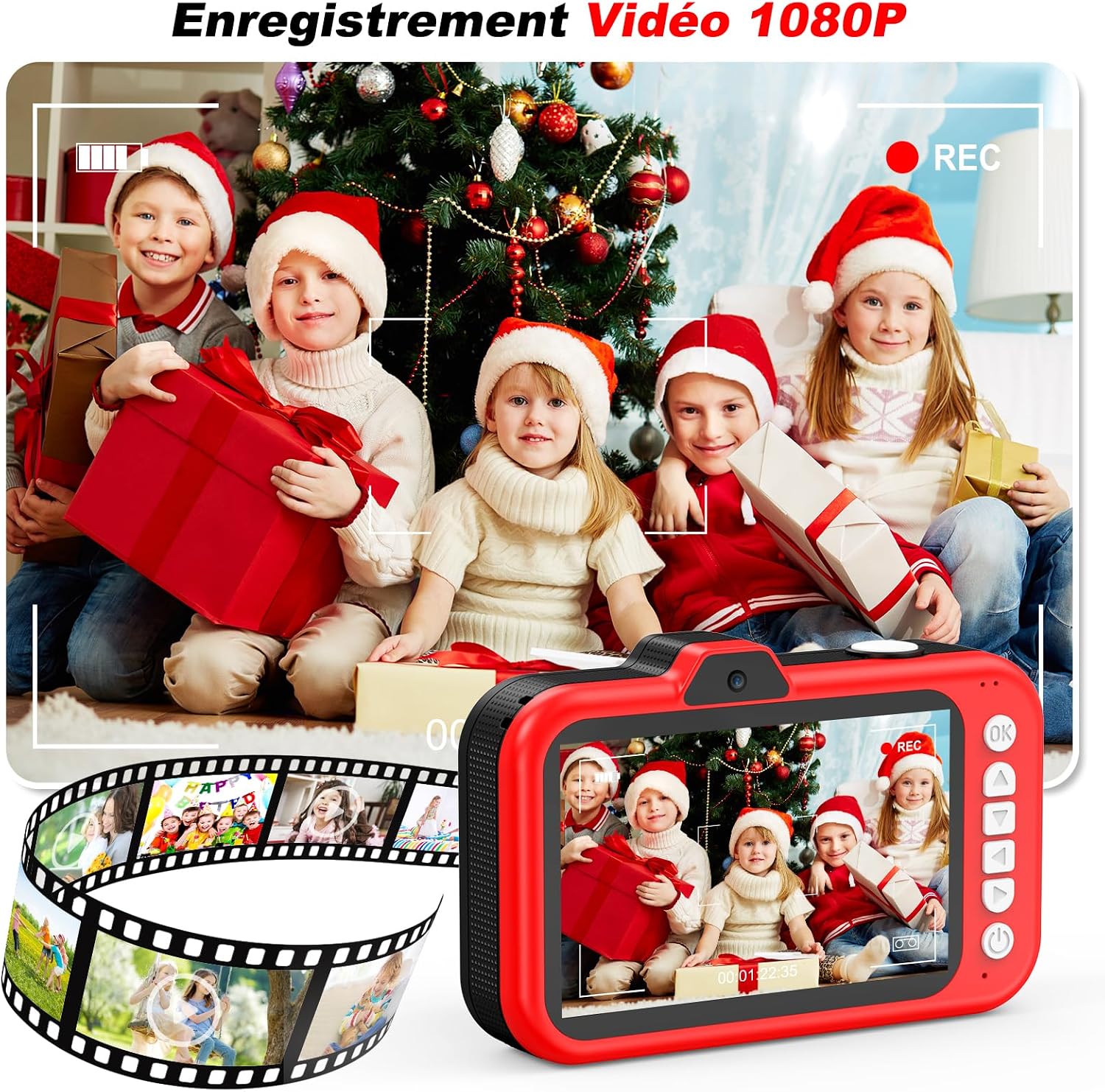 Thumbnail 6 de Appareil Photo Enfant 1080P Écran 3,5