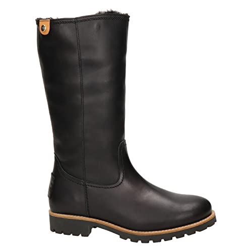 Thumbnail 2 de Panama Jack Bambina Igloo Botas Motero Mujer Negra