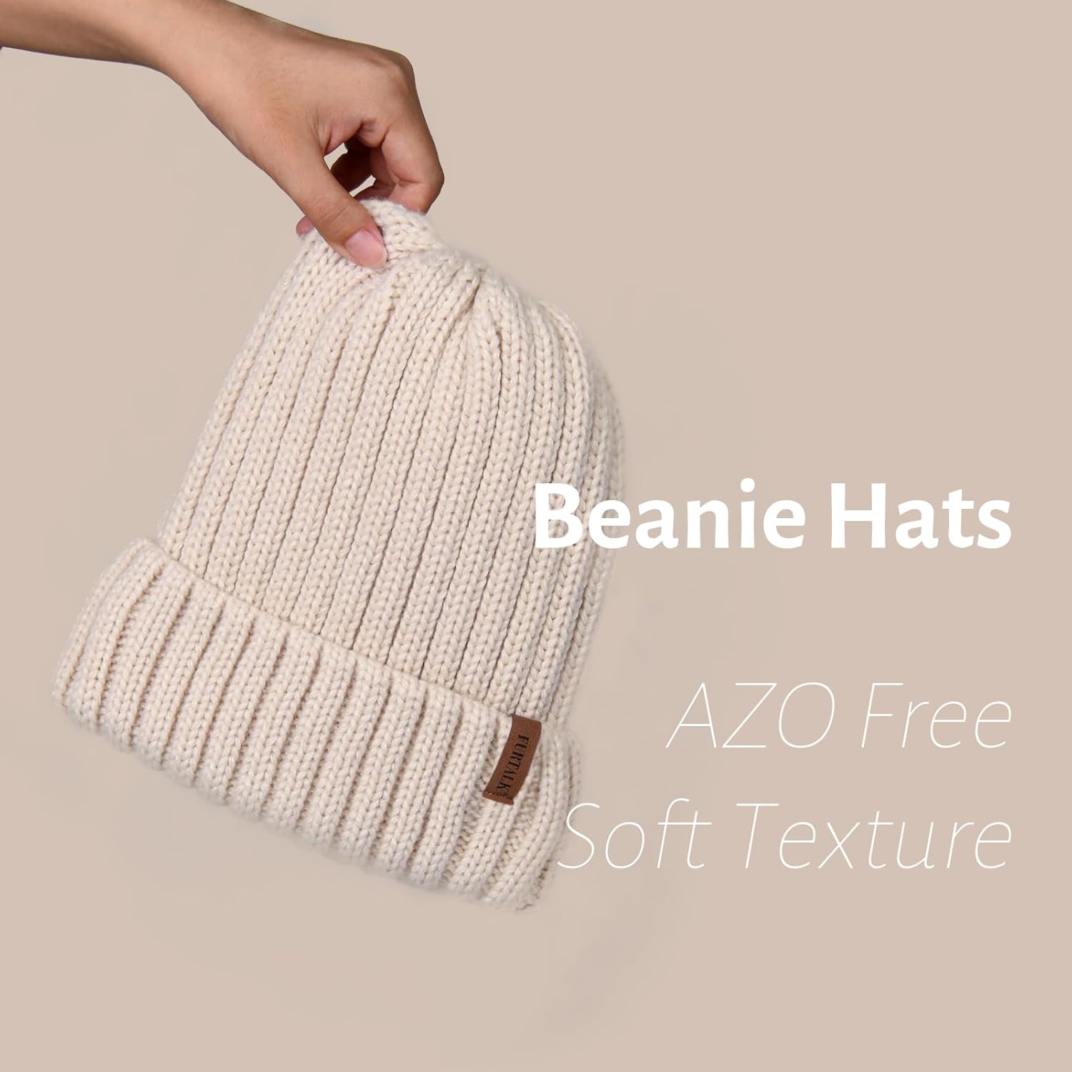 Thumbnail 2 de FURTALK Fleece Lined Beanie 6h