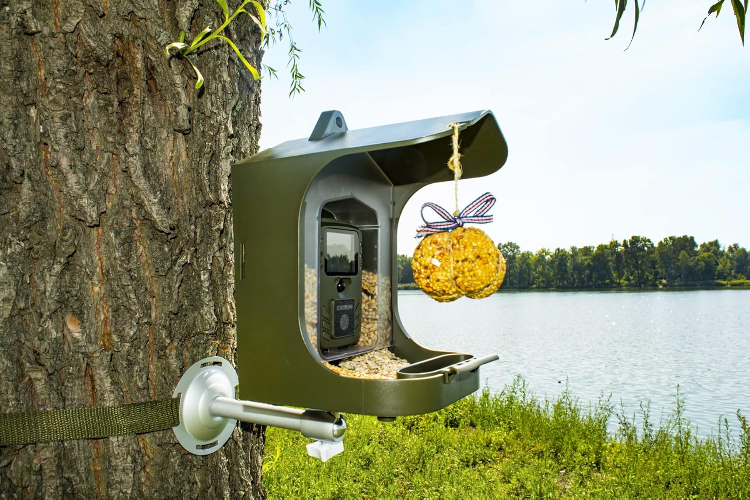 Thumbnail 4 de Technaxx Bird Feeder Camera Station TX-165 (Full HD) with Treat Hanging and 150 g food box