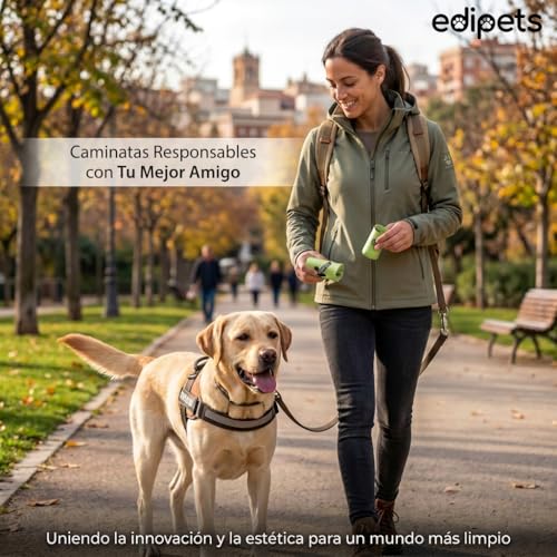 Thumbnail 6 de Edipets: Bolsas Caca Perro Biodegradables Extra Gruesas, 405 o 540 unidades (27 o 36 rollos)