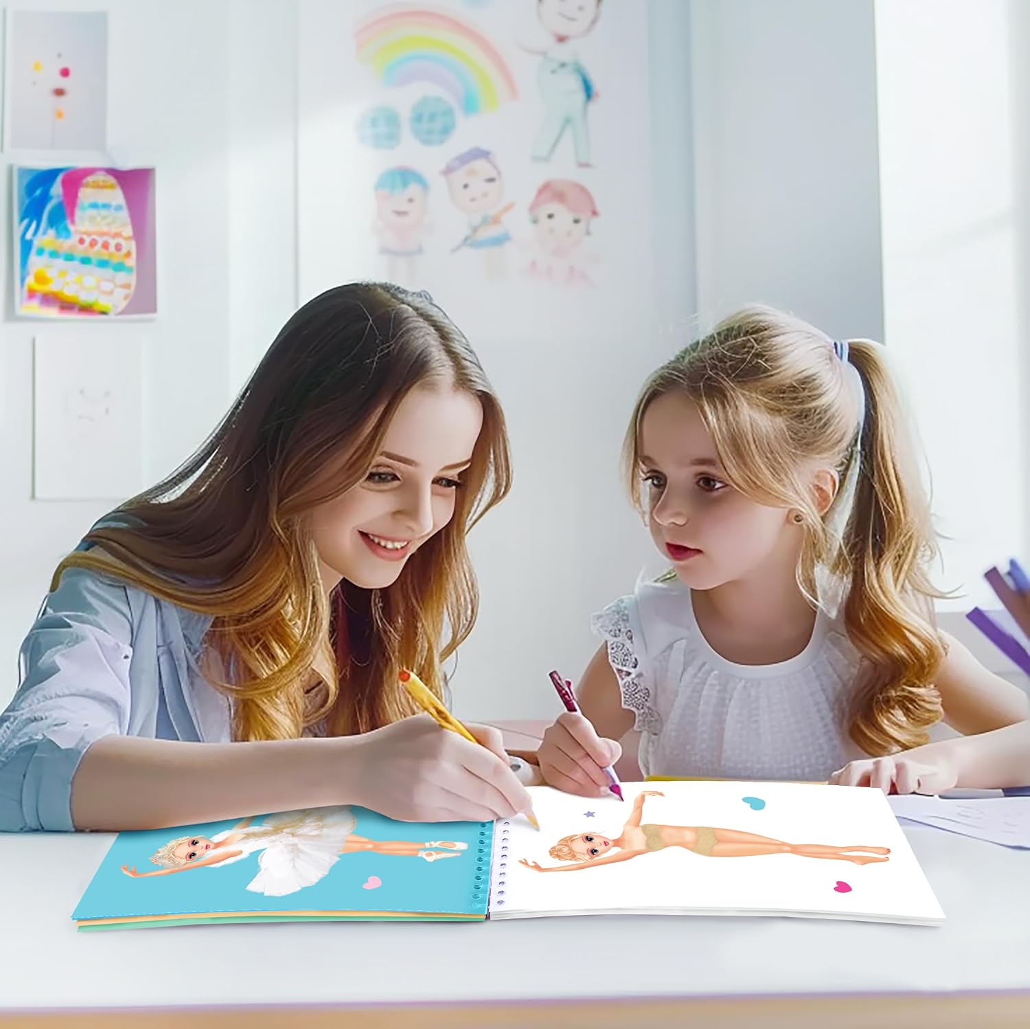 Thumbnail 6 de BSCOOL Dancers Dress-Up Sticker Activity Book, 100+ Stickers for Ages 5+