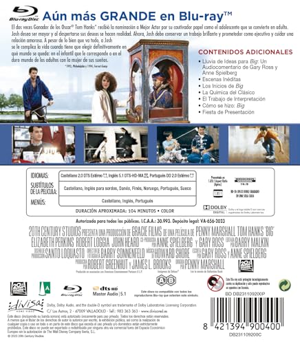 Detalle 2 de Big (Blu-ray) de Divisa Films – ficha de compra