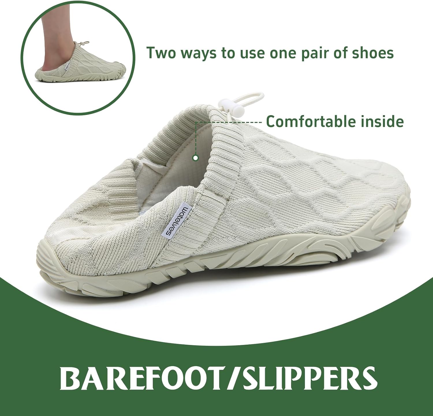 Detalle de WateLves Barfußschuhe Zero Drop Sohle