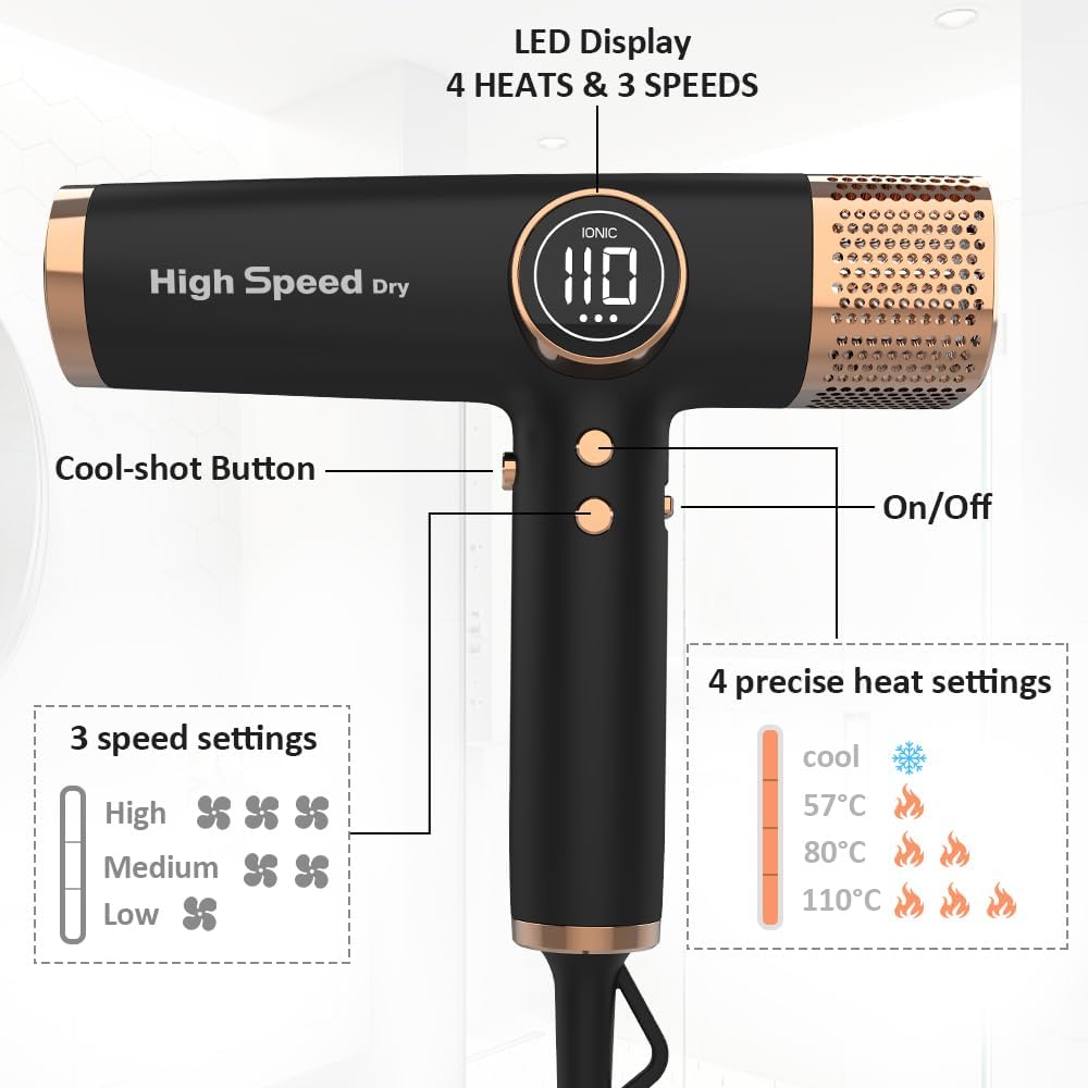 Thumbnail 6 de Faszin Professional Hair Dryer 200M ions