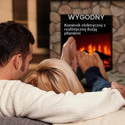 Detalle 1 de Klarstein Lienz FP6-Kaprun-ST – kominek elektryczny LED 1800 W z pilotem