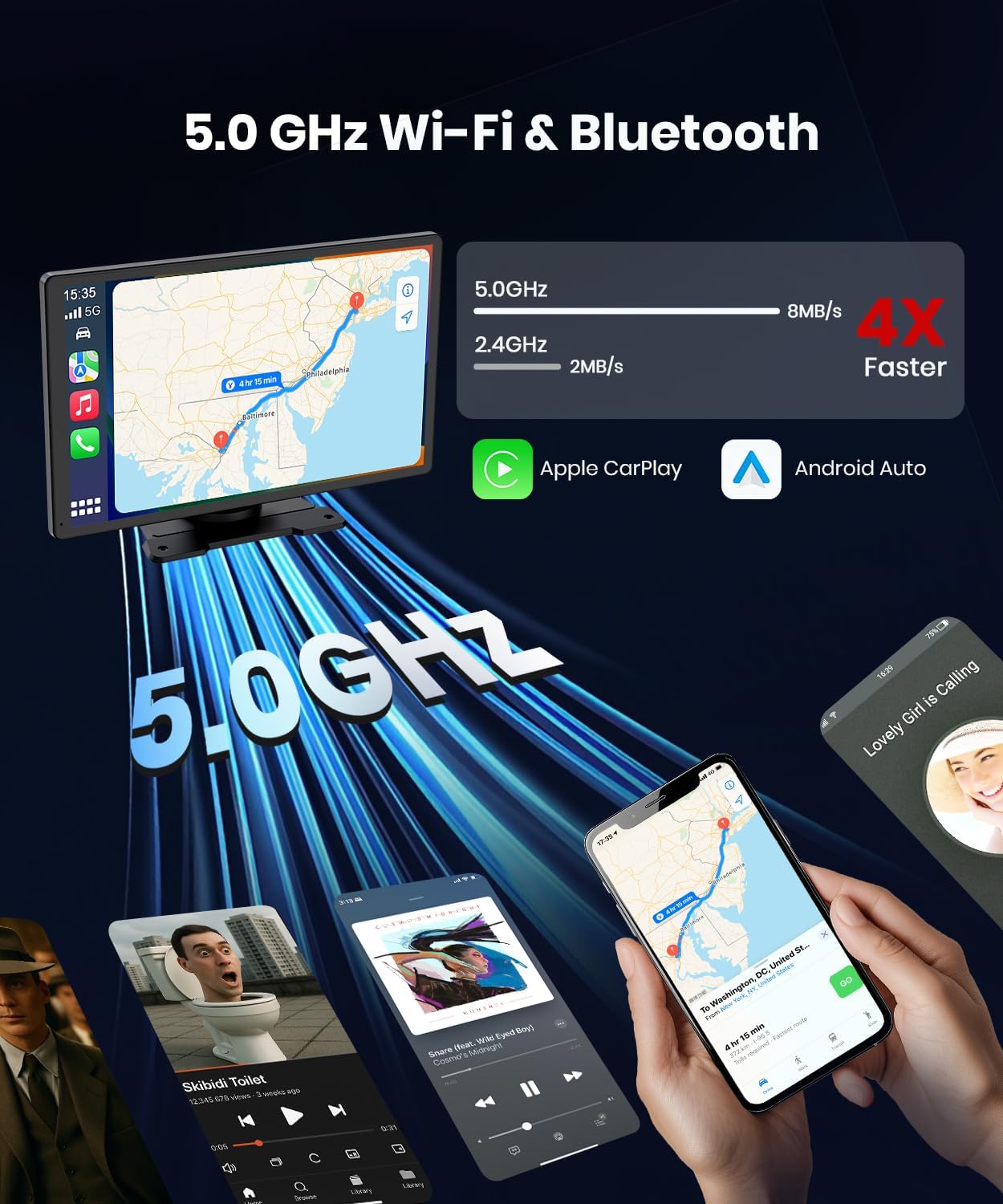 Thumbnail 3 de Foxpark 9.26 Zoll CarPlay Display