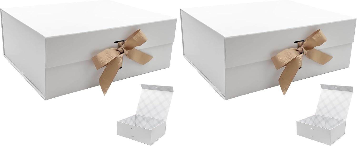 Thumbnail 6 de Tekhoho Scatola Regalo Bianco 33,5×27×12,5 cm