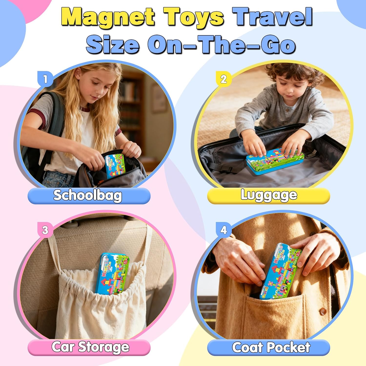 Detalle 1 de Goodtiles Magnetic Blocks, 0.8-Inch Cubes