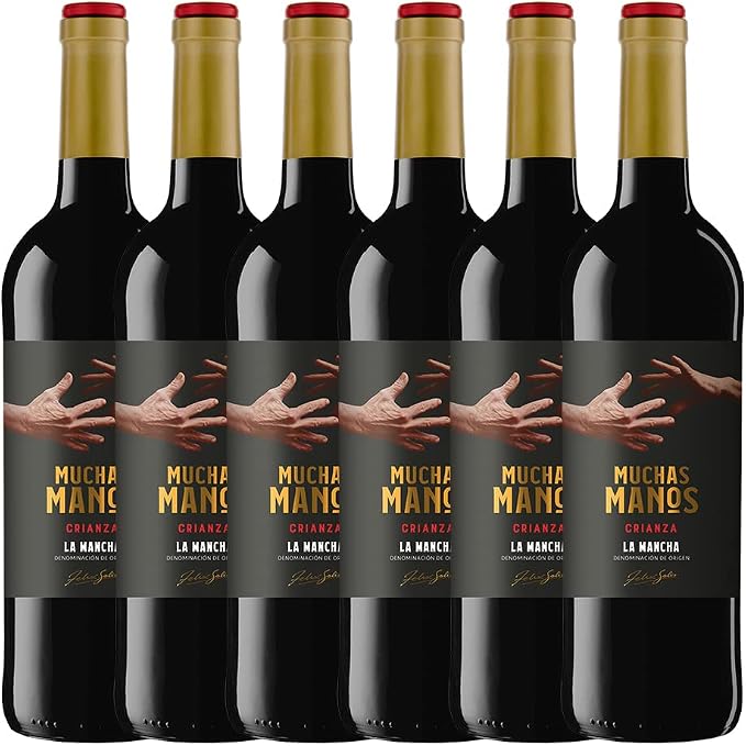 Detalle de Muchas Manos Tinto Crianza 6x750 ml 🍷