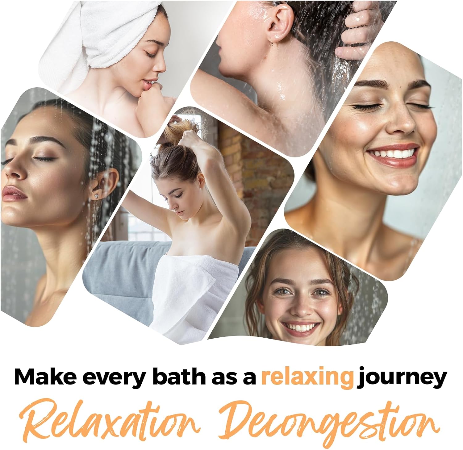Thumbnail 2 de SWCANDY Shower Steamers Aromatherapy Gift Set — 8 Orange Shower Bombs with Natural Essential Oils