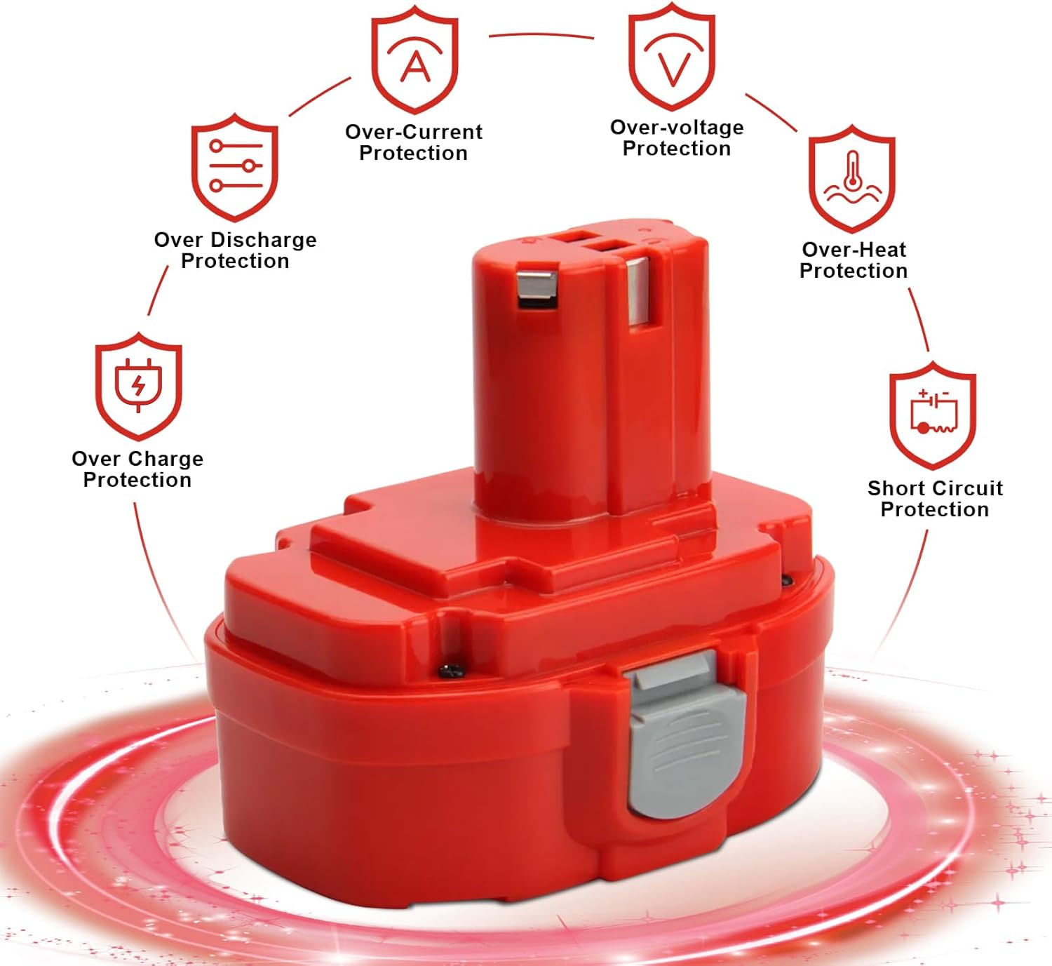 Thumbnail 2 de 2X 18V 5000mAh Ni-MH replacement battery