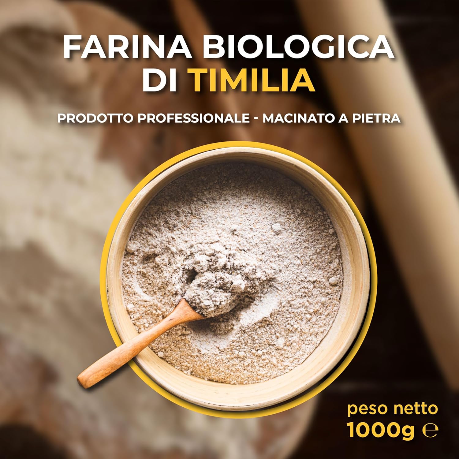 Thumbnail 4 de RACILIA Farina di Semola Integrale BIO di Grano Duro Siciliano Timilia 1kg