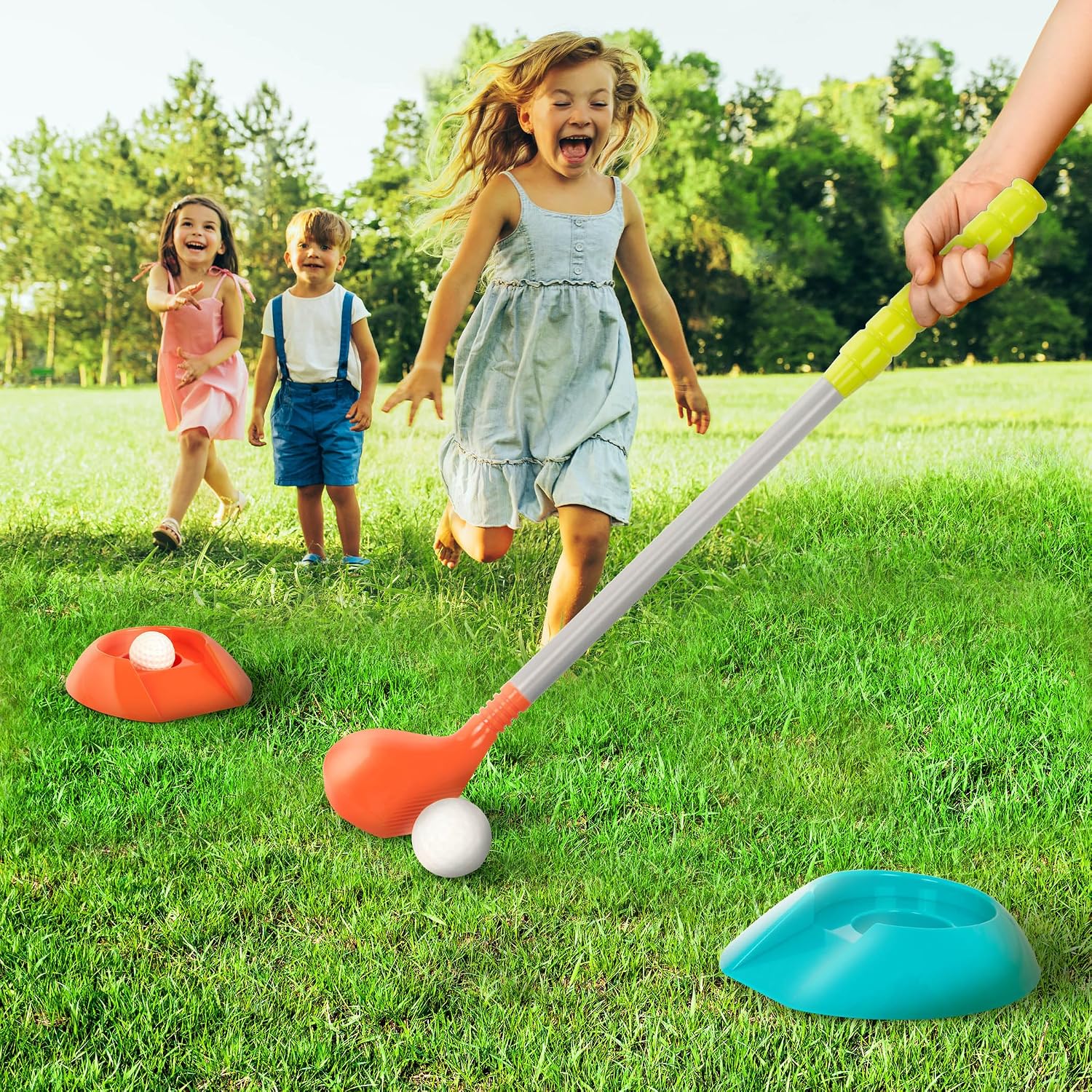Thumbnail 1 de Battat – Ensemble de Golf pour Enfants – 2 Clubs, 2 balles, 2 trous de putting (3 ans et +)