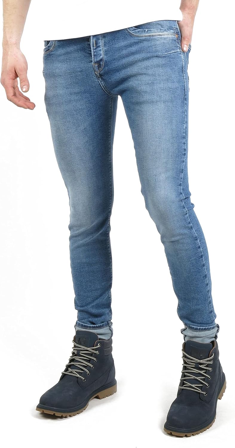 Detalle de LTB Jeans Servando X D Jeans Uomo: denim grigio, taglio skinny e stile everyday