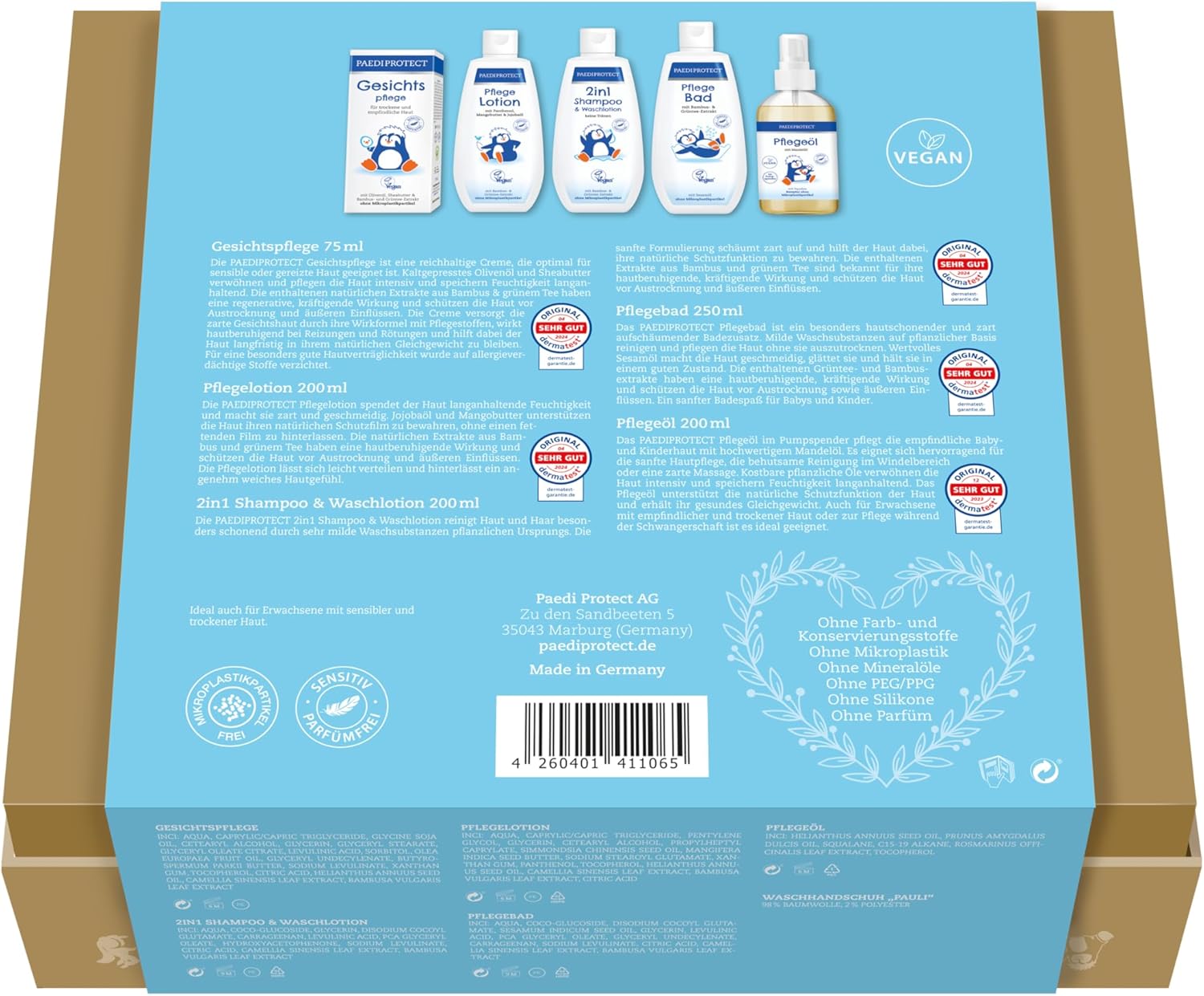 Thumbnail 1 de PAEDIPROTECT Pflegebox – Komplettes Hautpflege‑Set für Babys und Kinder