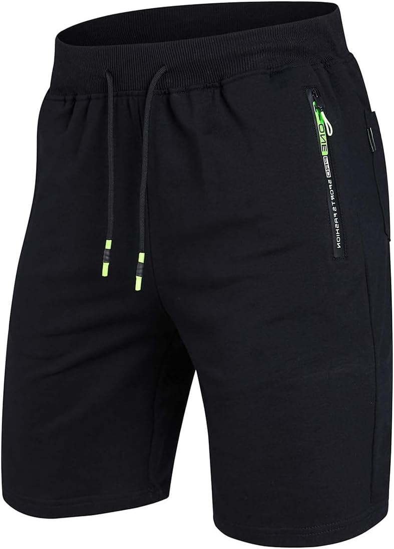 Detalle de ZOXOZ Short Homme Coton Short Sport Homme Poche Zippée