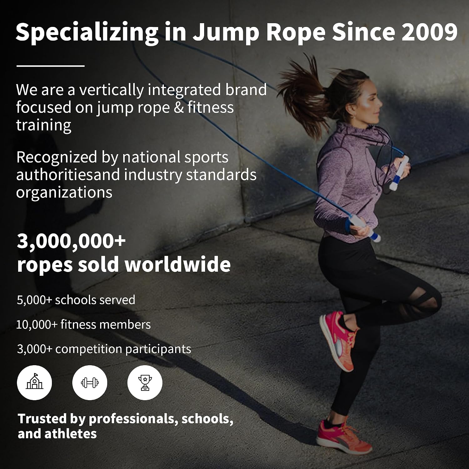 Detalle de JUMP Yuedong YDP-031 Jump Rope with 19.5 cm Ergonomic Handles