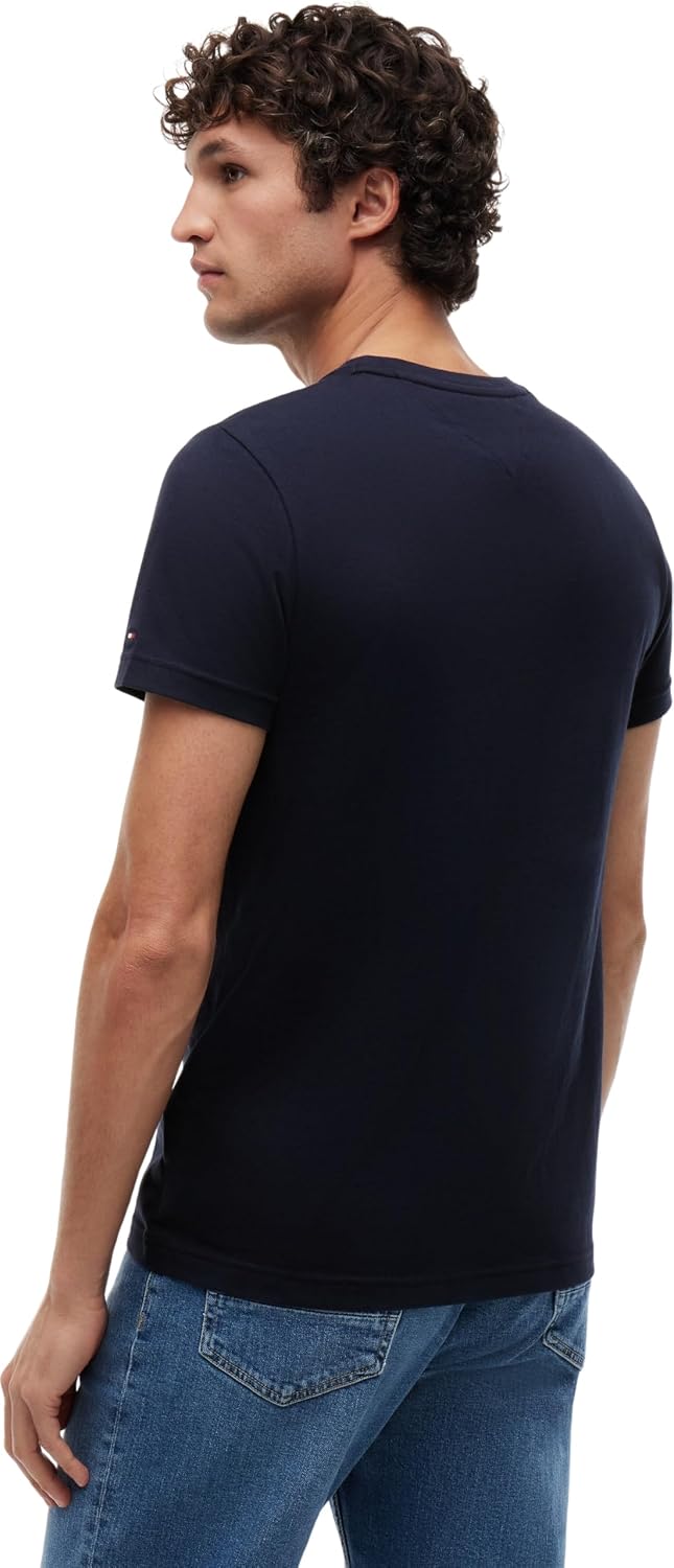 Thumbnail 1 de Tommy Hilfiger CORE TOMMY LOGO TEE - Camiseta Hombre Azul 🕶