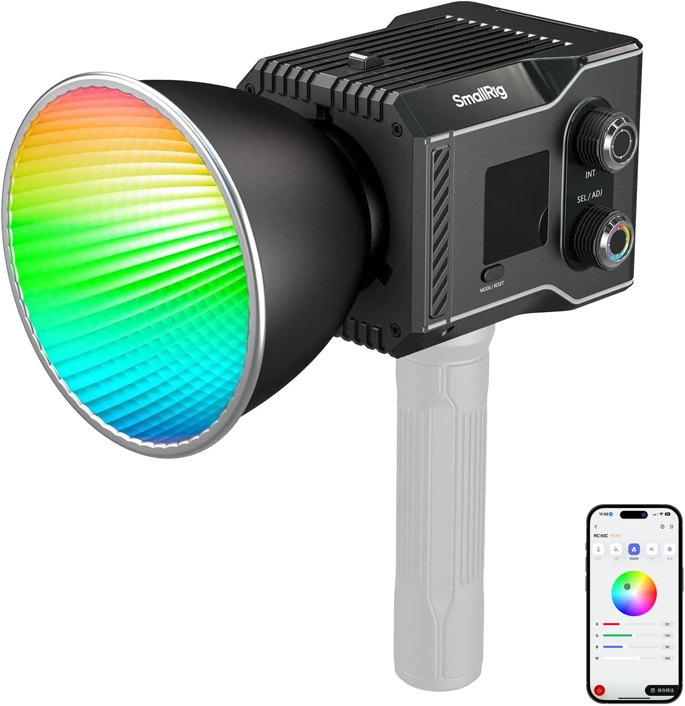 Detalle de SMALLRIG RC 60C RGB LED Video Light 3400mAh