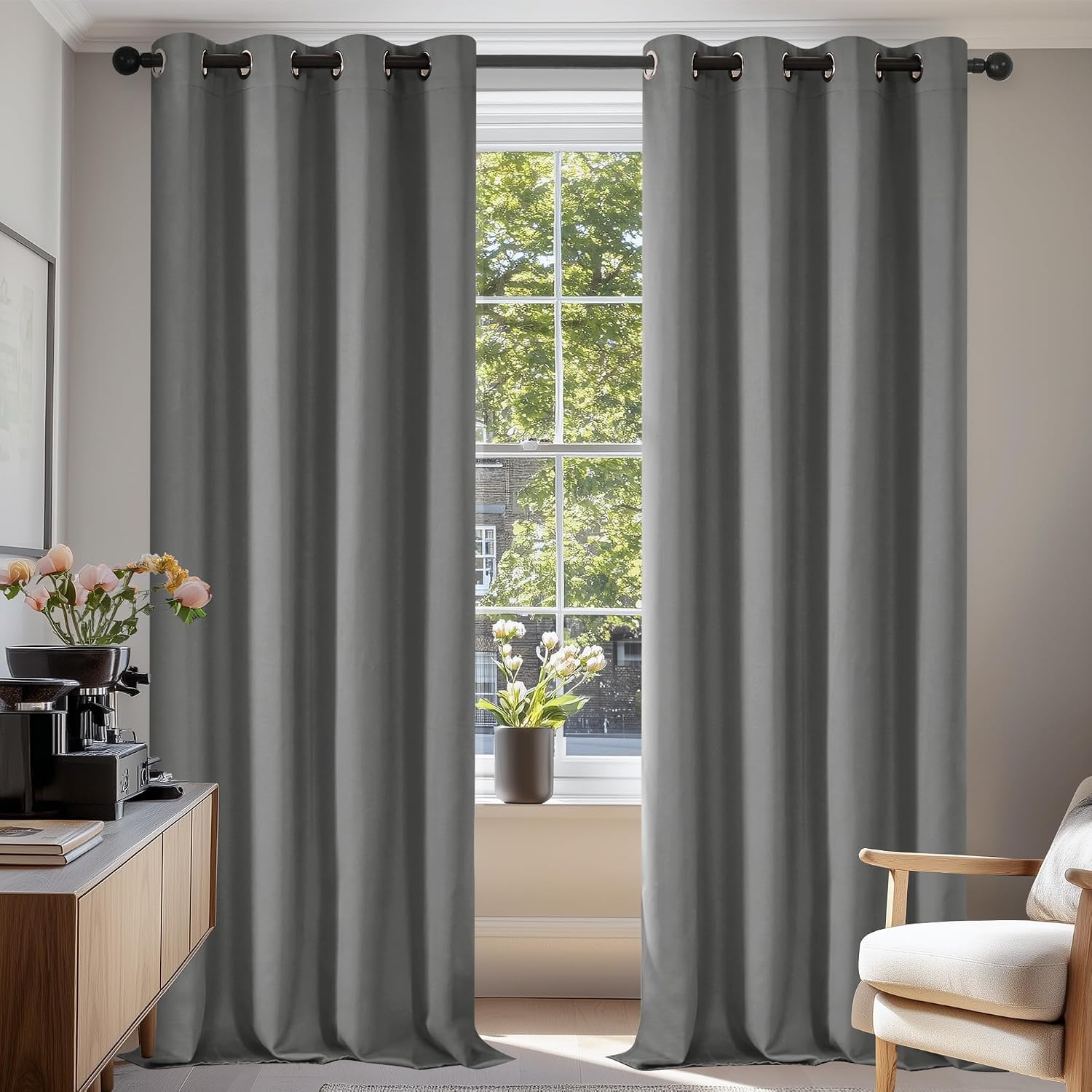 Detalle de Deconovo Super Soft Thermal Curtains 140x260cm