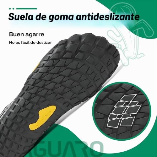 Thumbnail 6 de SAGUARO Zapatillas Barefoot Minimalistas para Hombre/Mujer – 42 EU, Ébano Negro