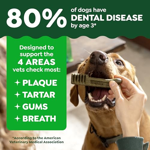 Detalle de Greenies Teenie Original Natural Dental Dog Treats, Chicken — 43 Count