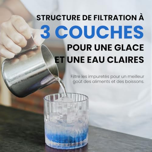 Detalle de Remplacement de filtre à eau EverSpring pour Samsung et autres modèles – Pack de 2