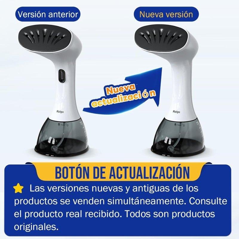 Detalle de Plande Vapor Vertical Rolipo 1640W 400 ml – Removedor de arrugas