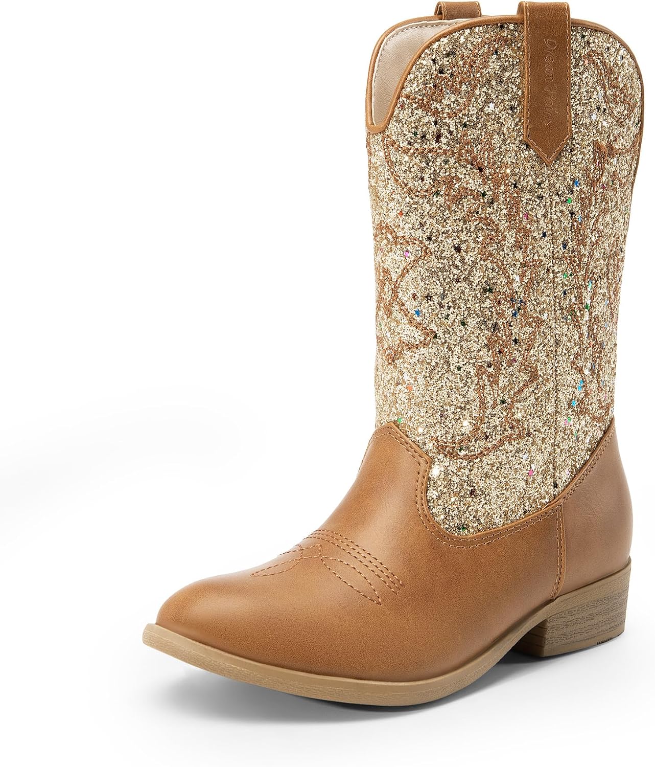 Detalle de DREAM PAIRS Kids' Western Boots Mid-Calf