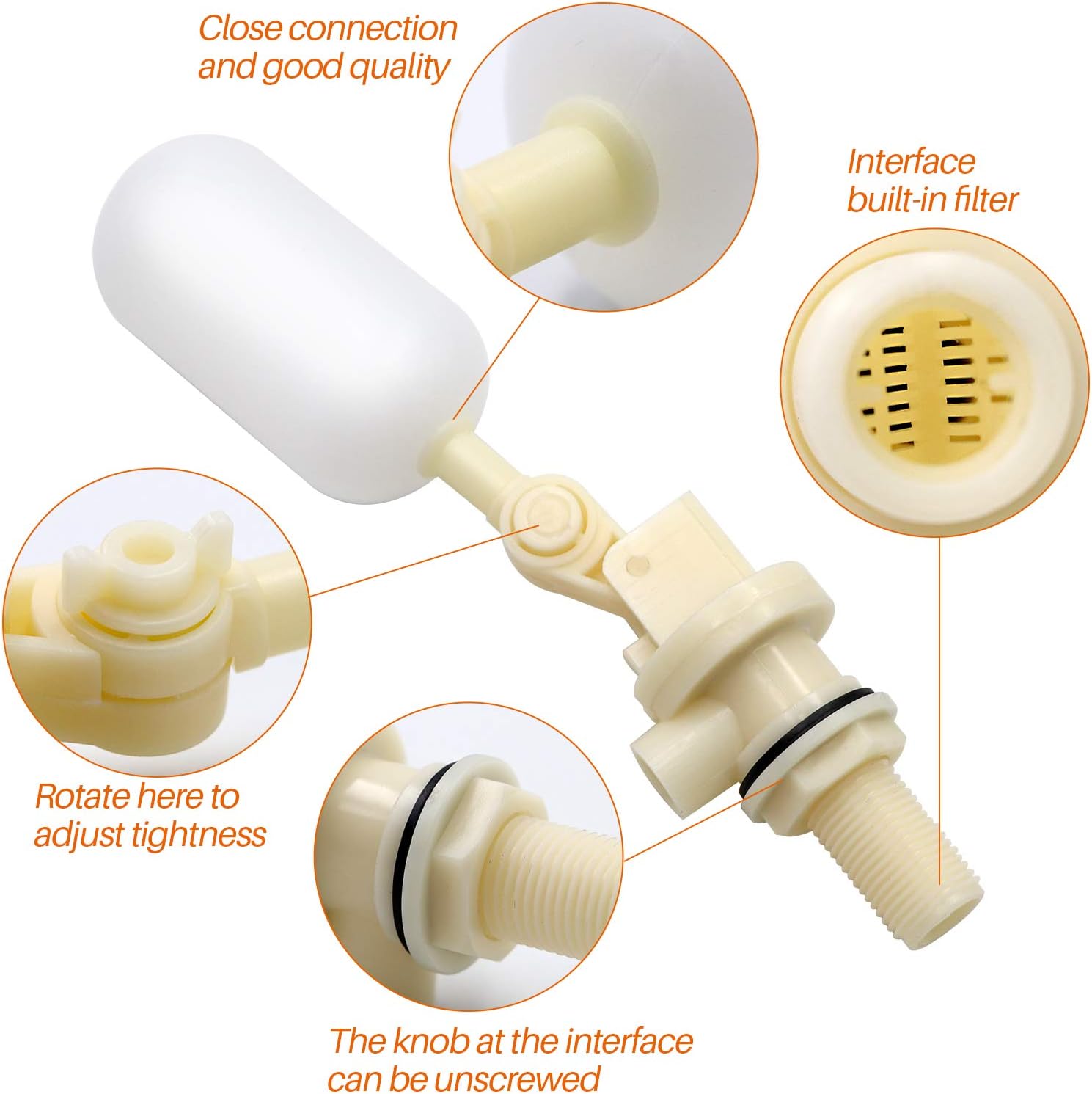 Thumbnail 3 de MasXirch 1/2 Inch Float Ball Valve