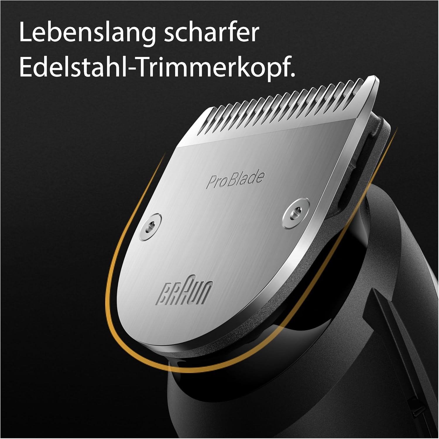 Detalle de Braun Barttrimmer Series 7 BT7441 – Präzise 40 Längeneinstellungen, ProBlade, 100 Min Laufzeit
