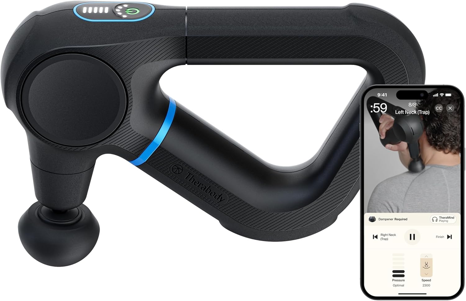 TheraGun Prime (6th Generation) by Therabody – deep, powerful massage gun for recovery