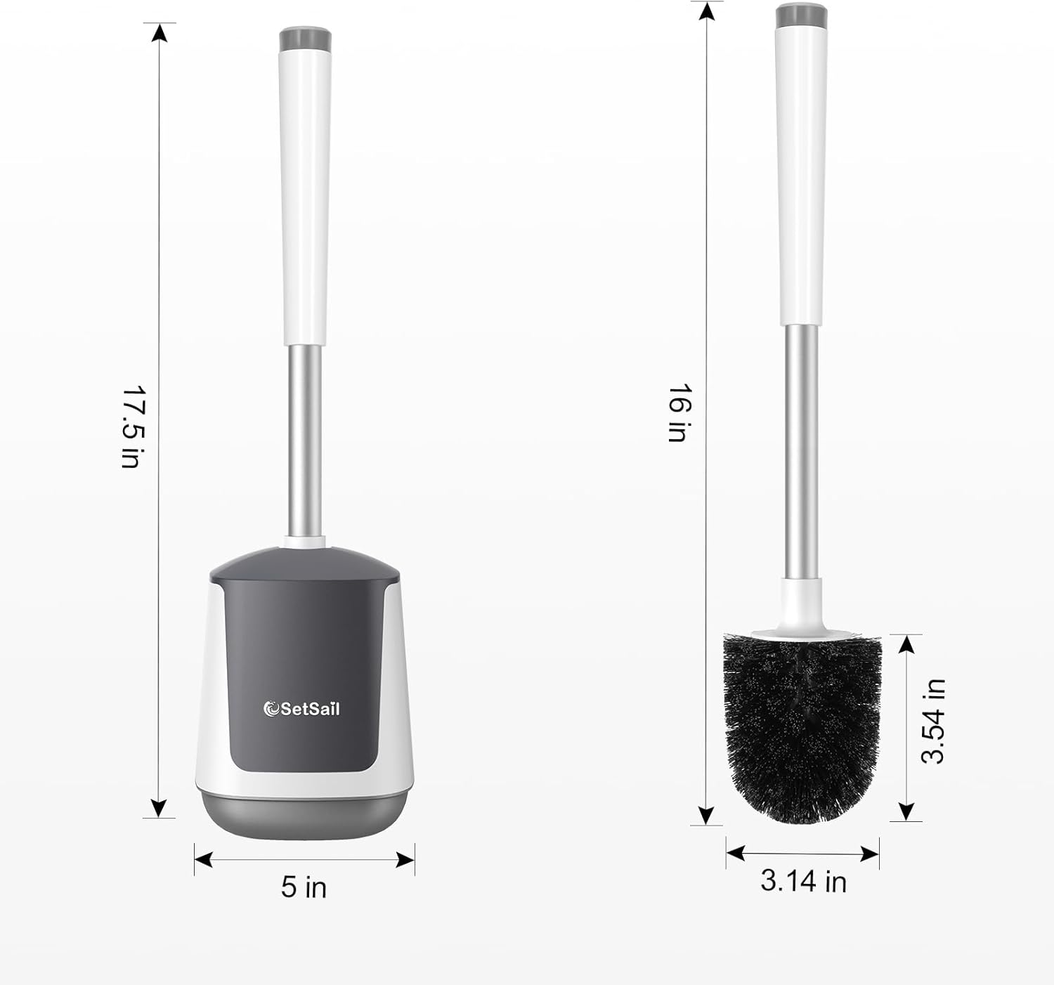 Thumbnail 1 de SetSail Toilet Brush and Holder
