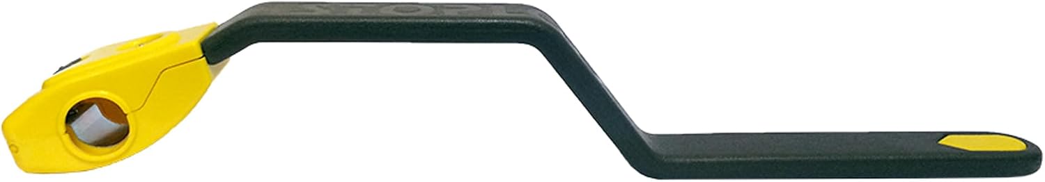 Detalle de Stoplock Wheel Clamp HG 400-00 anti-theft lock for small-wheel cars, caravans and trailers (yellow)