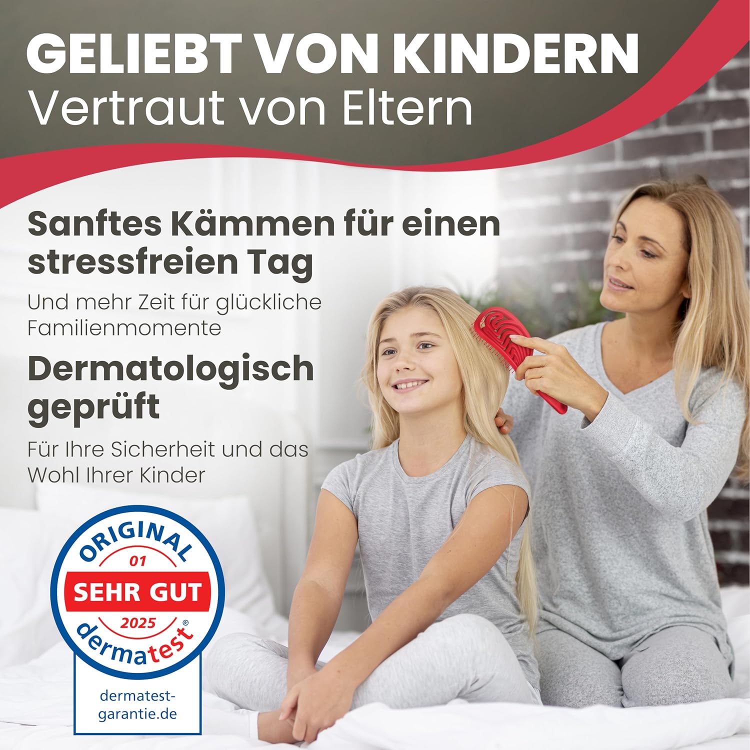 Detalle de Walcora Haarbürste ohne Ziepen – NEUHEIT 2026, Entwirrbürste & Detangler für alle Haartypen