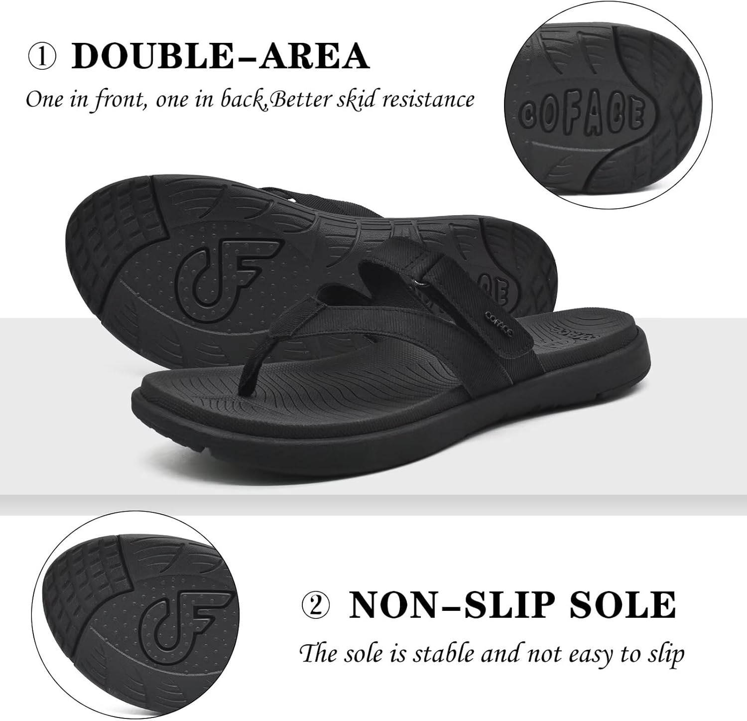 Thumbnail 5 de COFACE Women's Fashion Orthotic Flip Flops with Arch Support