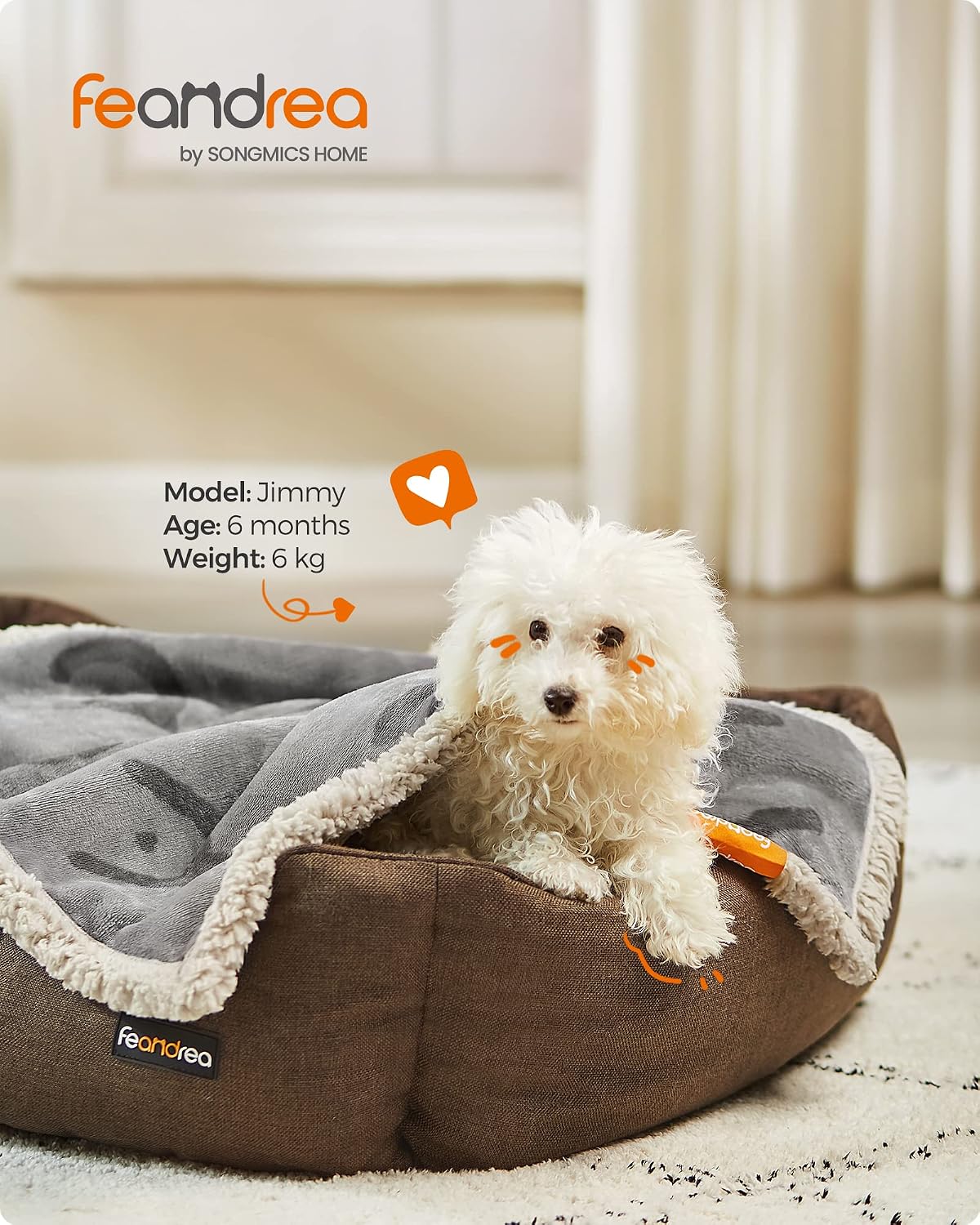 Thumbnail 2 de Feandrea Waterproof dog blanket 73 x 63 cm