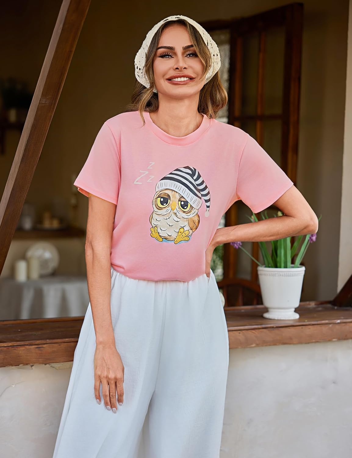 Detalle 2 de Demegimi Women's Pyjamas Short Cotton Shorty Two Piece Sleepwear Set