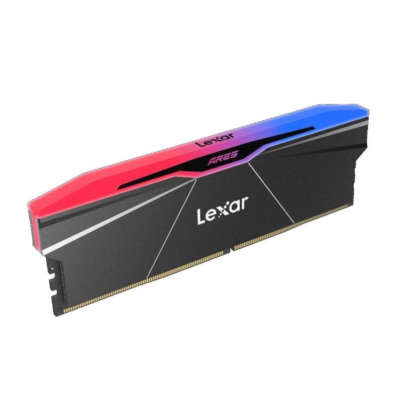 Detalle 2 de Lexar Ares RGB LD5U16G60C28BR-RGD, memoria RAM DDR5 de 32 GB, 6000 MHz y CL28