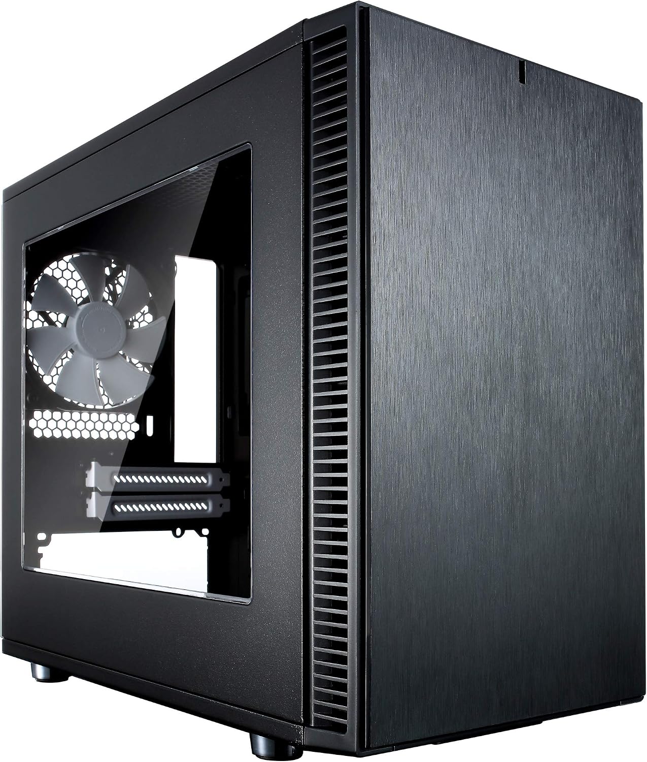 Detalle de Fractal Design Define Nano S Black Window – obudowa mini tower z oknem